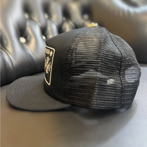 Brand New CH Chrome Hearts Miami Exclusive Trucker Hat – Black